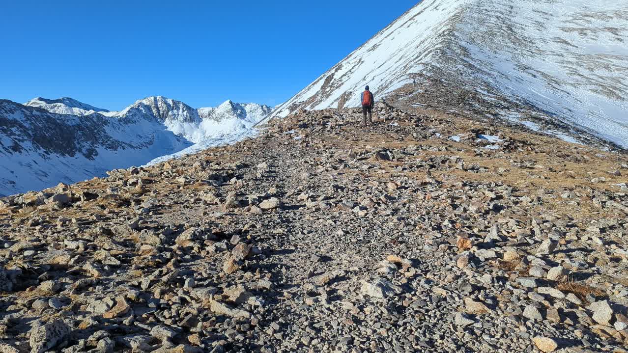 Rocky ascent
