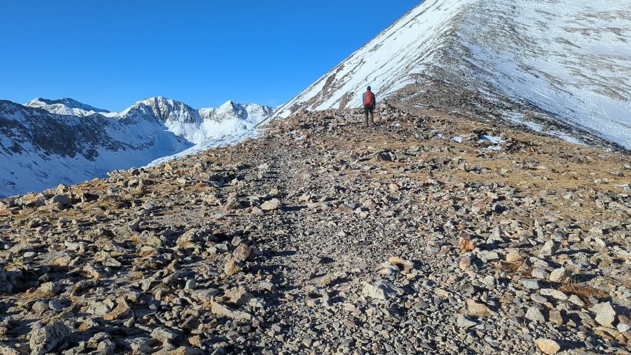 Rocky ascent